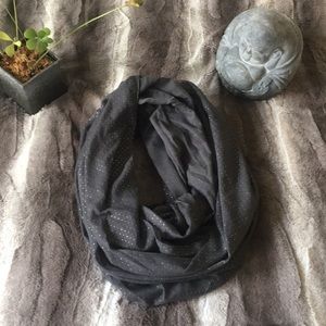 APT 9 Gray Sparkle Infinity Scarf